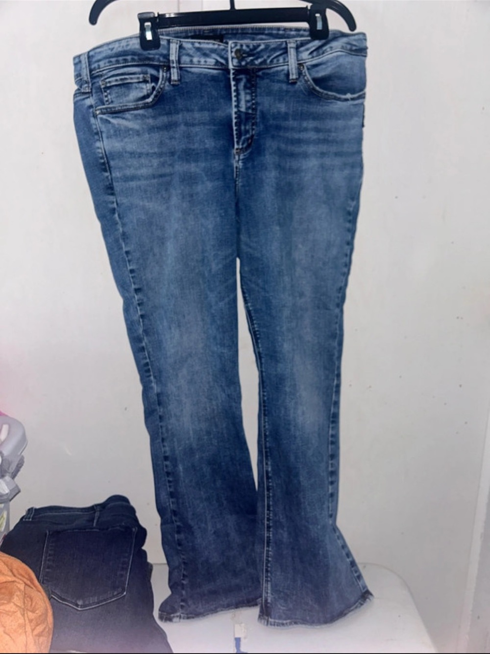 Silver Jeans Straight Leg Blue Denim Jeans